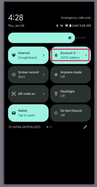 Bagian ini menunjukkan cara membuka menu yang dijelaskan.