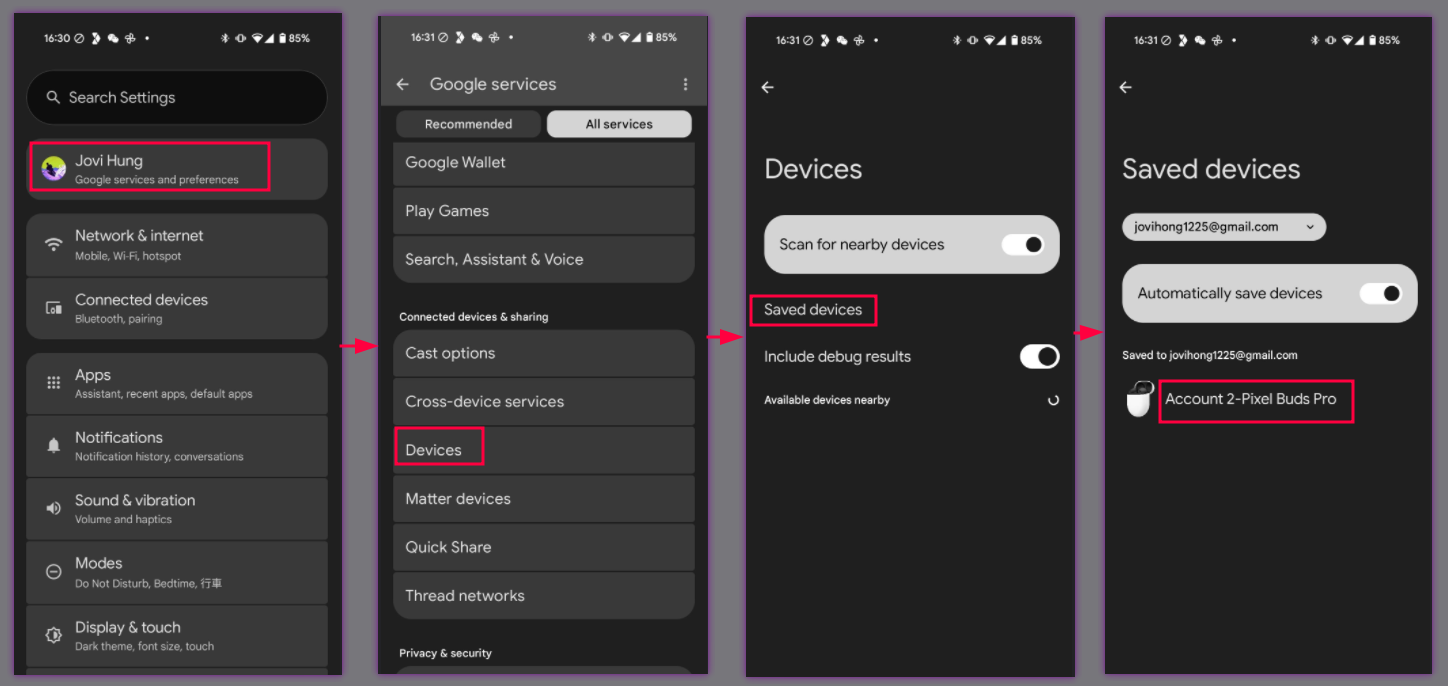This shows how to navigate to the described menu.
