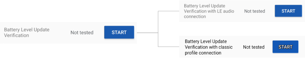 Le test passe à LE Audio sur Android 14 ou version ultérieure, tandis qu&#39;il utilise BLE Classic sur Android 13 ou version antérieure.