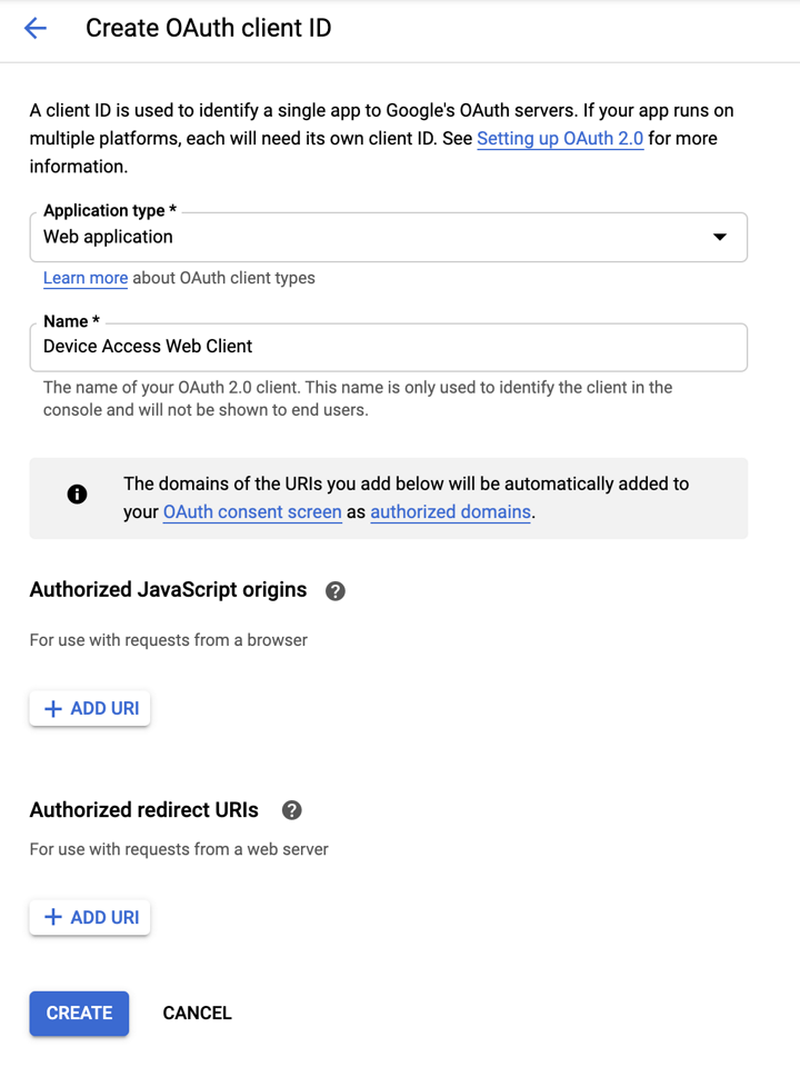 Building a Device Access Web Application | Google for Developers