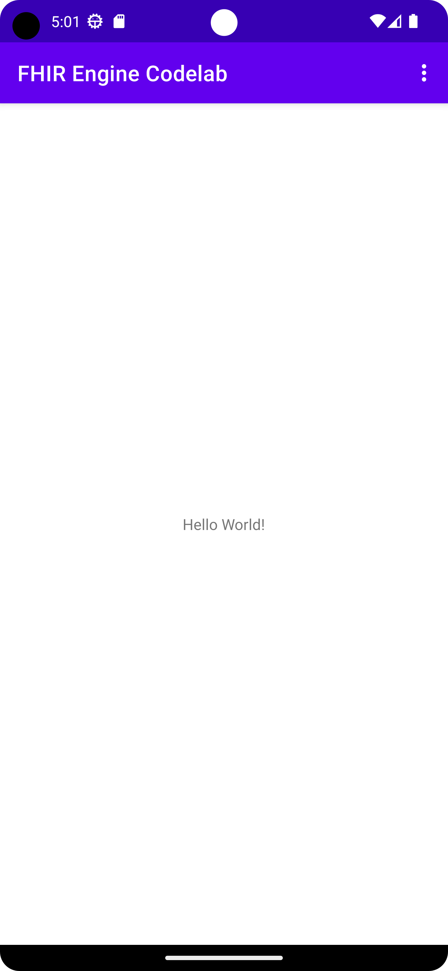 Hello World 應用程式