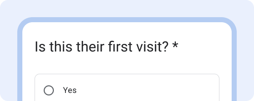 Asterisk after question title, but no written description explaining what asterisk means.