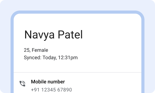 मरीज़ का कार्ड आज दोपहर 12:31 बजे अपडेट हुआ था.