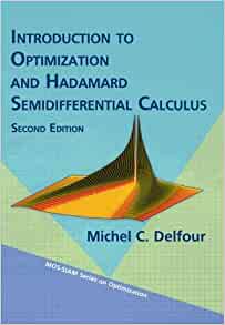 Portada de la introducción a la optimización y el cálculo semidiferencial de Hadamard