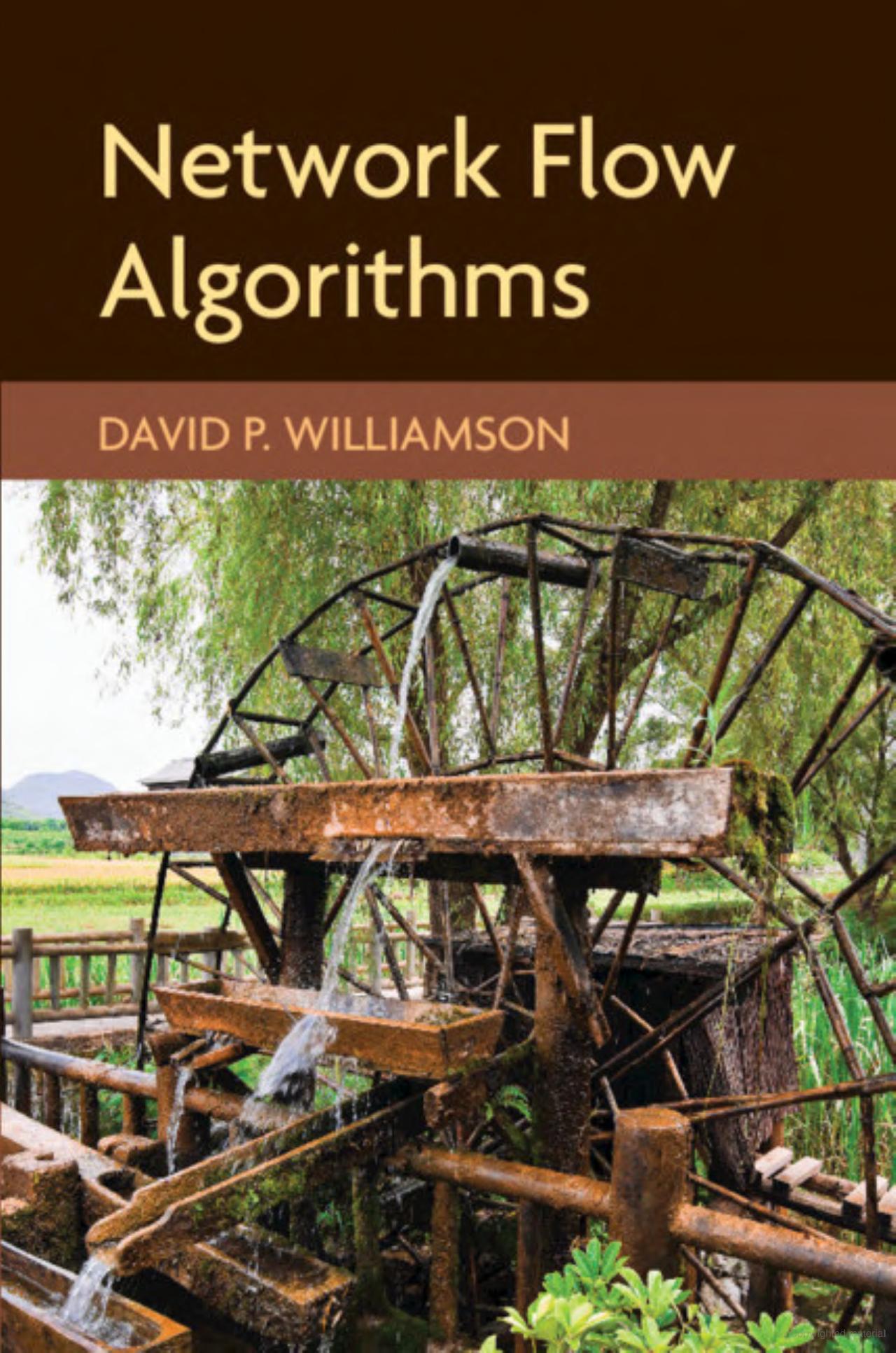 Cover of Network Flow Algorithms