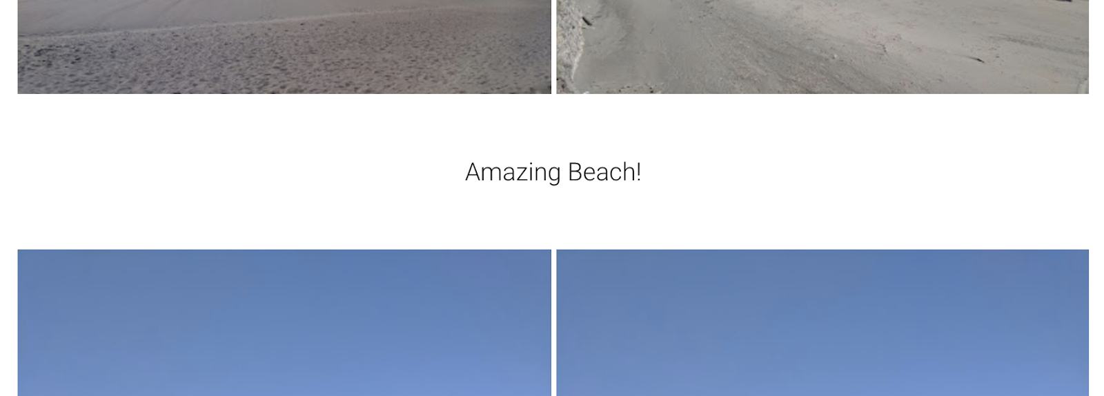 Capture d'écran d'une fonctionnalité d'enrichissement de texte affichée dans Google Photos