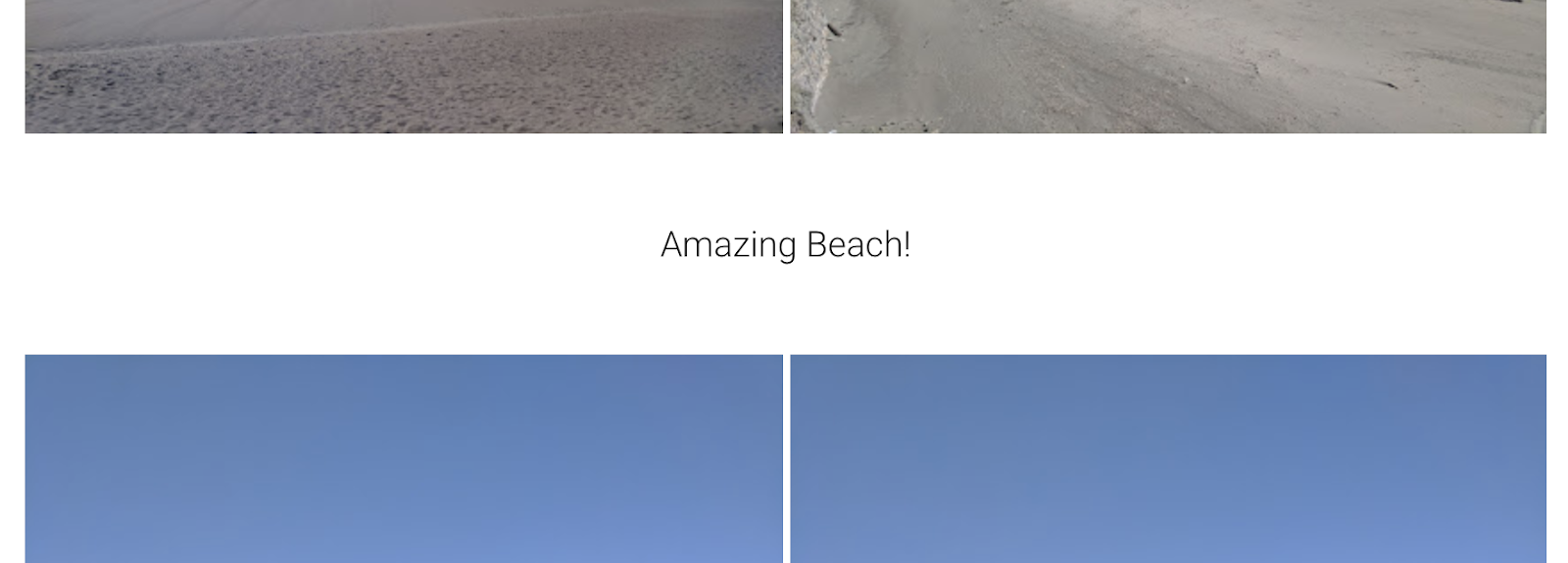 اسکرین شات غنی سازی متن نشان داده شده در Google Photos