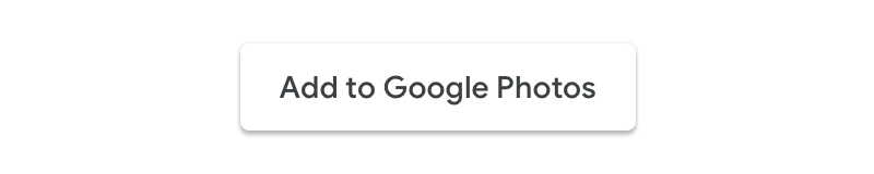Screenshot of the acceptable usage of an action button without
                  the Google Photos logo