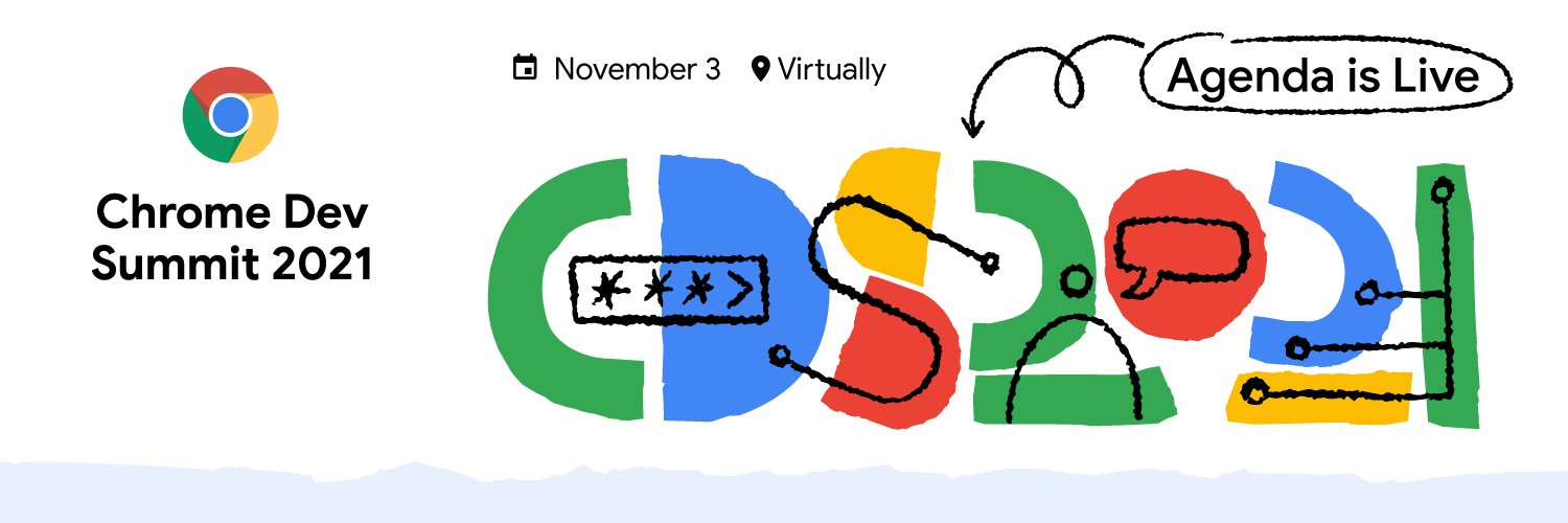 Chrome Dev Summit, 주제 게시 중, 11월 3일부터 온라인으로 참석