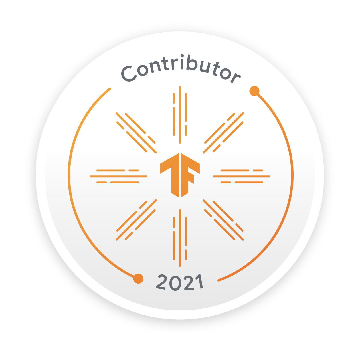 זכית בהישג! השתתפתי ב-TensorFlow Contributor Summit 2021. כדאי לבדוק! #DevBadges