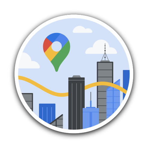 Selo da Plataforma Google Maps