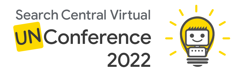 Логотип Виртуальной антиконференции Центра Google Поиска 2022 г.