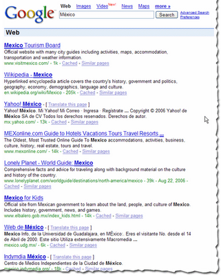 Search results for both mexico and méxico