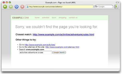 Make your 404 pages more useful, Google Search Central Blog