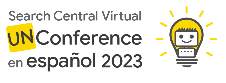 Logo de la Search Central Virtual Unconference en español 2023