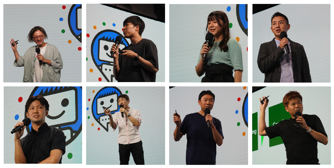 Intervenants des Lightning talks du Search Central Tokyo 2023