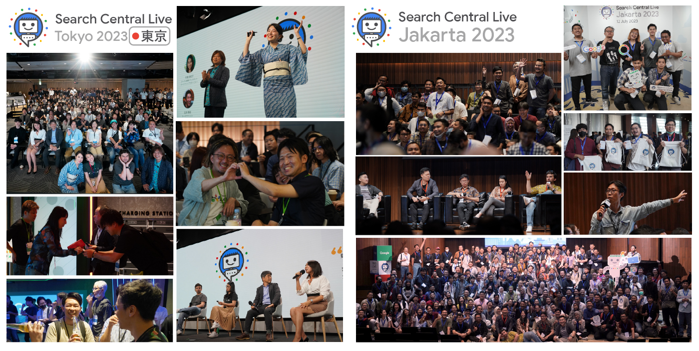 ‏فعالية Search Central Live في طوكيو وجاكرتا لعام 2023