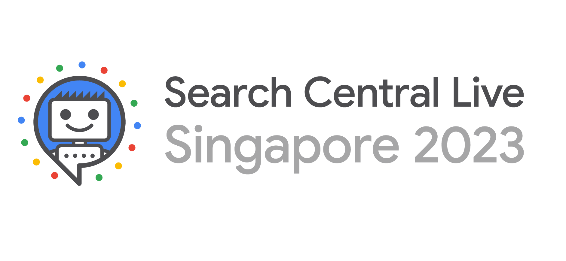 شعار فعالية Search Central Live في سنغافورة لعام 2023