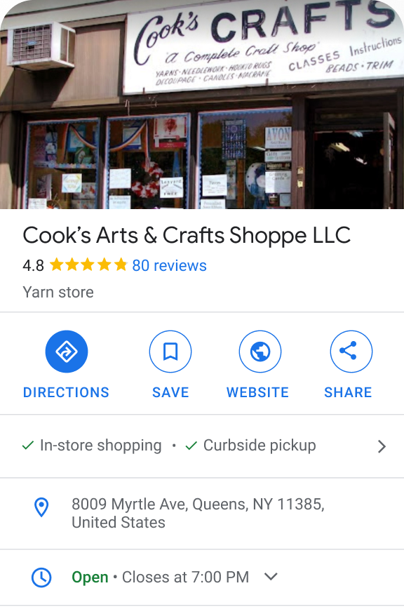 Google Arama'daki İşletme Profilinize örnek