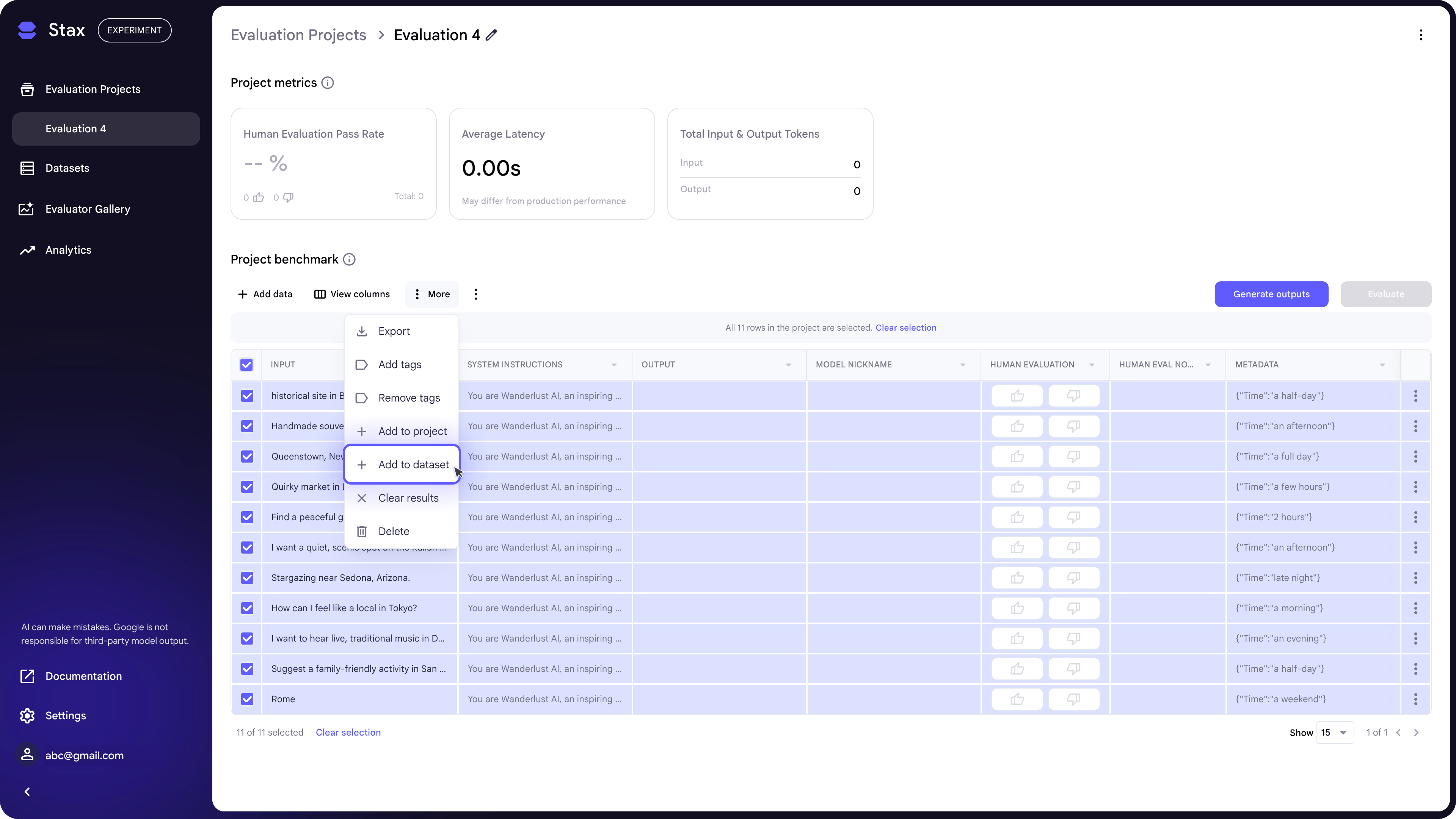 Adding data to a dataset