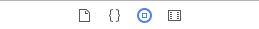 tombol biru untuk membuka library objek