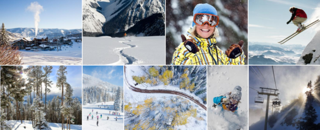 Erstklassiges Beispiel – Skifahren