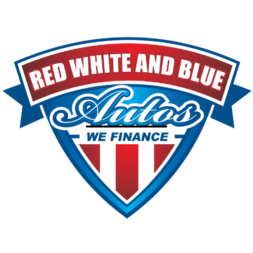 Red White and Blue Autos Inc logo
