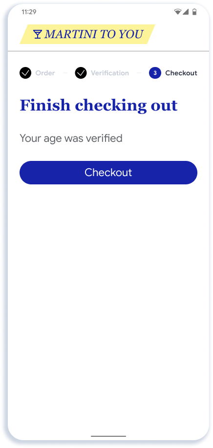 Datos enviados a la app o al sitio web