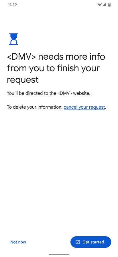 ユーザーはカード発行会社のウェブサイトでチャレンジを完了する必要があります。