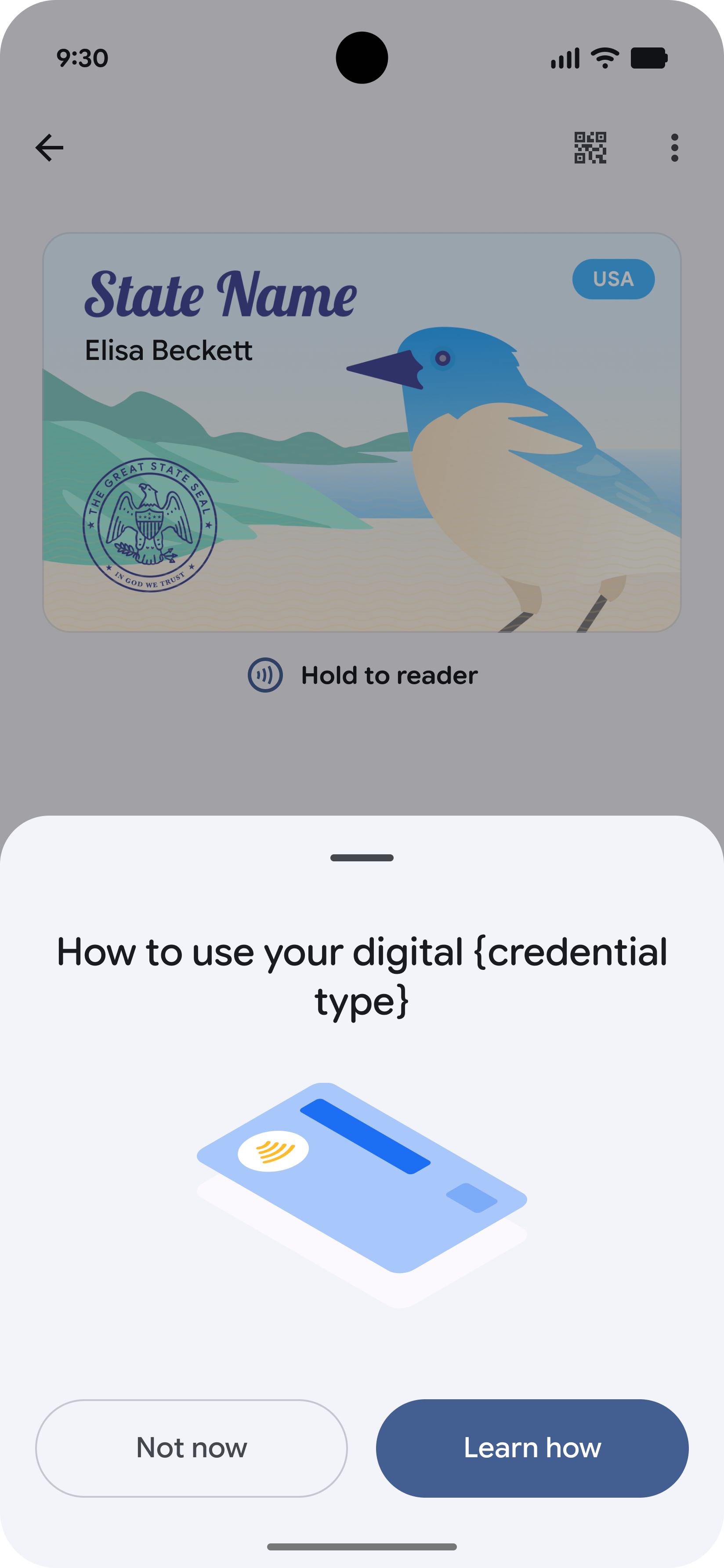 A prompt to learn more about using the new VDC.
