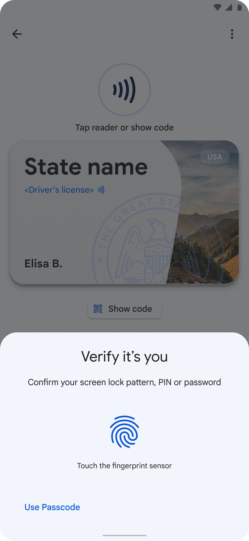 L'utilisateur doit s'authentifier pour afficher plus de détails.