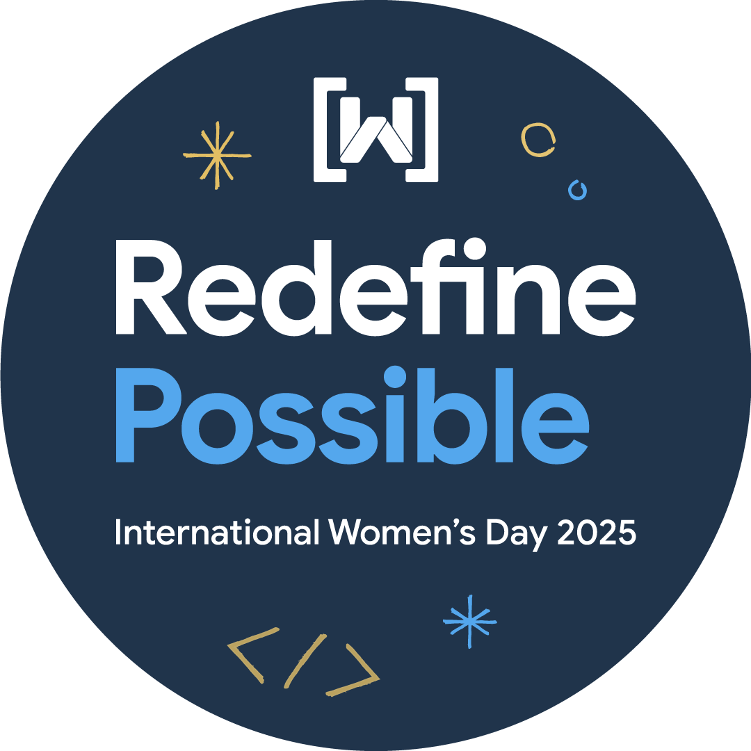 Graphic of IWD Google Developer Program badge for 2025