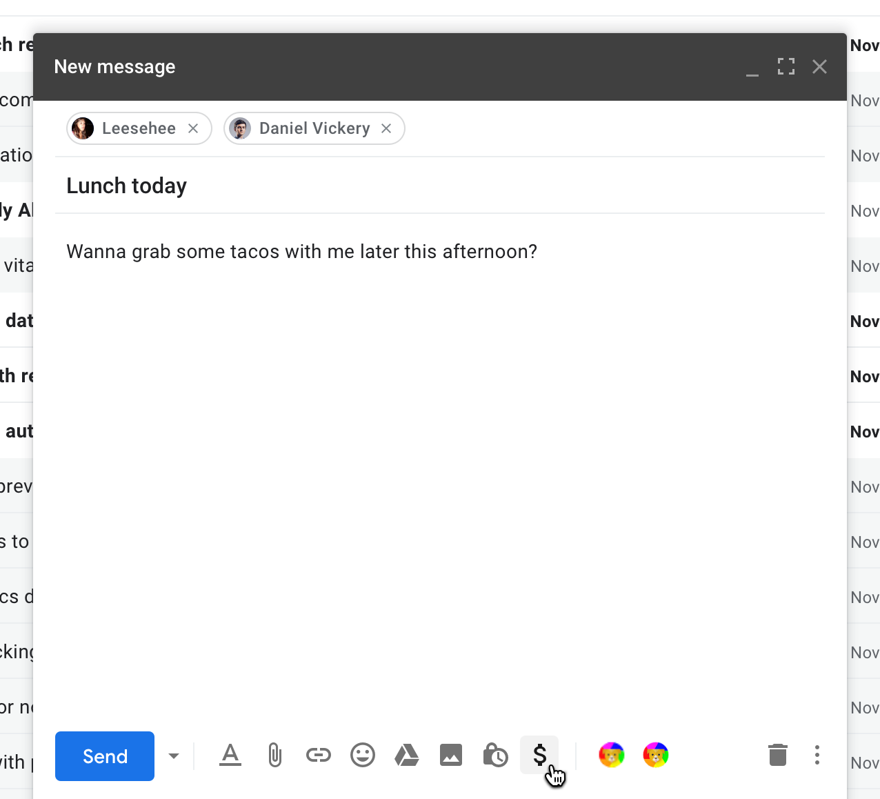 مکان افزونه رابط کاربری Compose