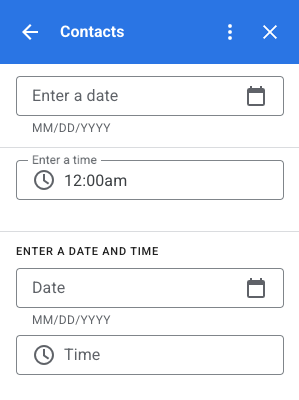 Пример персонализированной карты предварительного просмотра