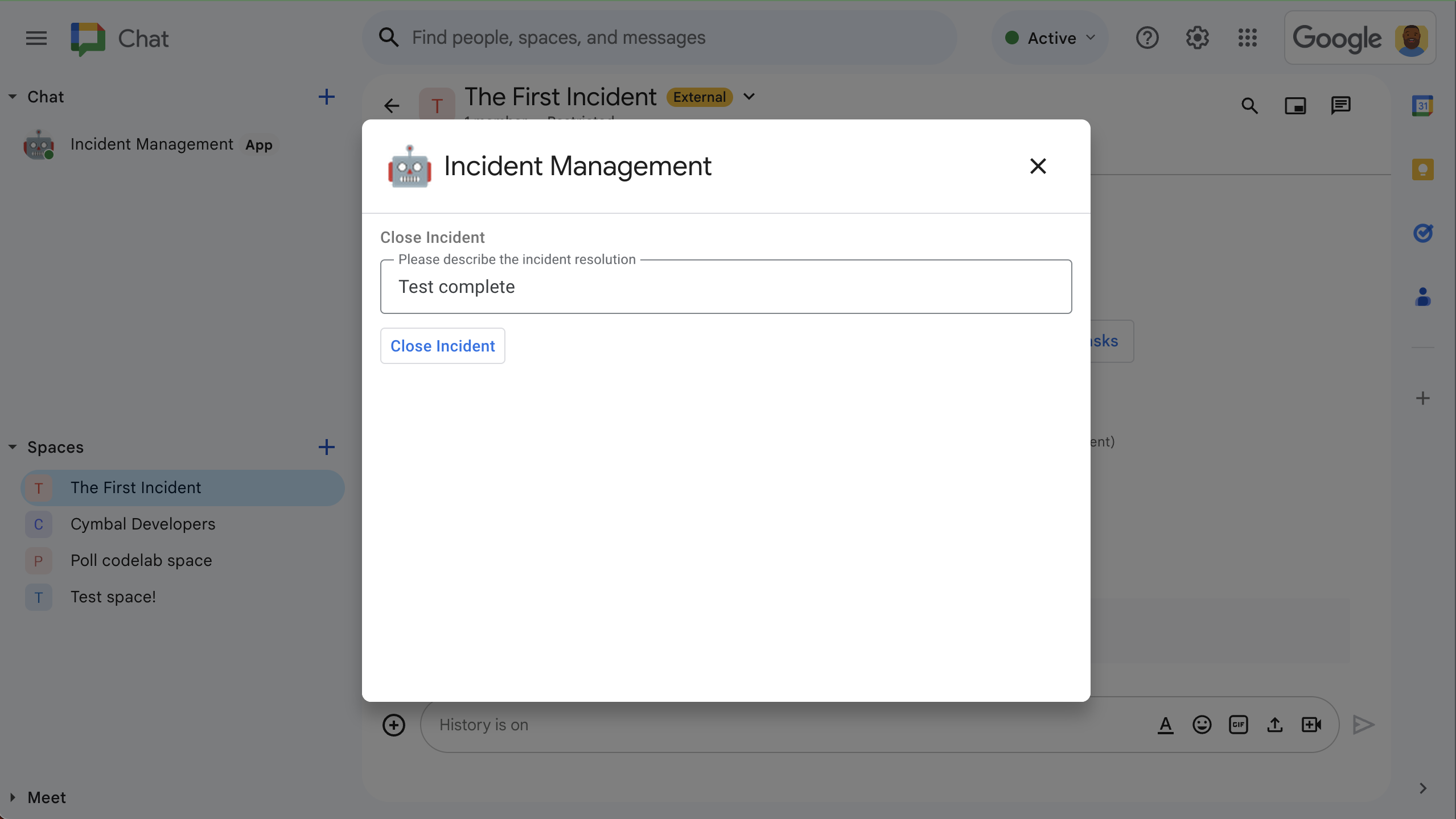 ঘটনা সমাধানের সংলাপ।