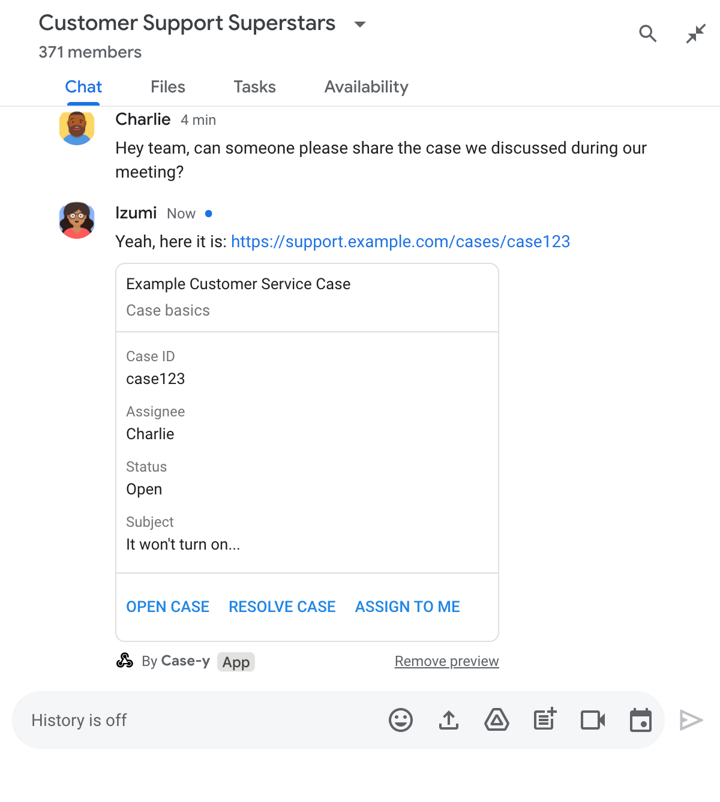 INSTALLER L APPLICATION AUTONOME GOOGLE CHAT visual data 8