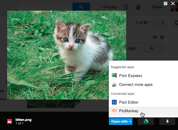برنامه‌های پیشنهادی از Gmail
