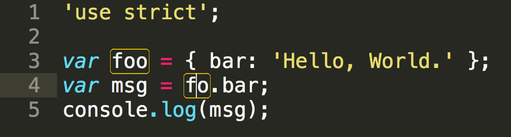 Screenshot des JSHint Sublime-Plug-ins