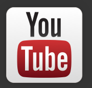 YouTube logo - stacked dark background